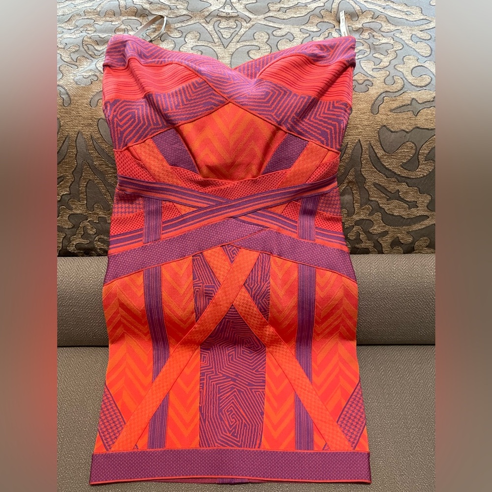 Herve Leger Elegant Bandage Dress
